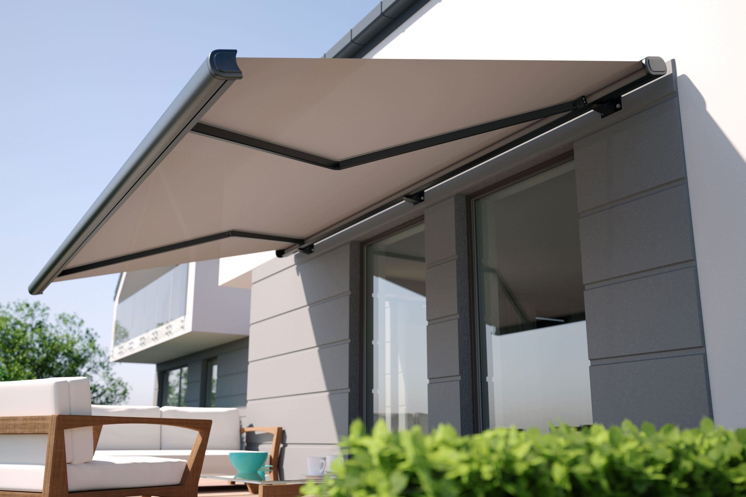 Residential awning installation in Vancouver